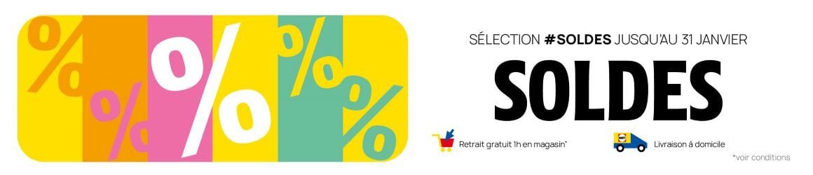 Sélection #Soldes jusqu'au 31 janvier 2025