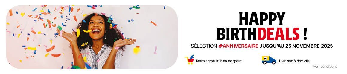 Sélection #anniversaire jusqu'au 23 novembre : HAPPY BIRTHDEALS !