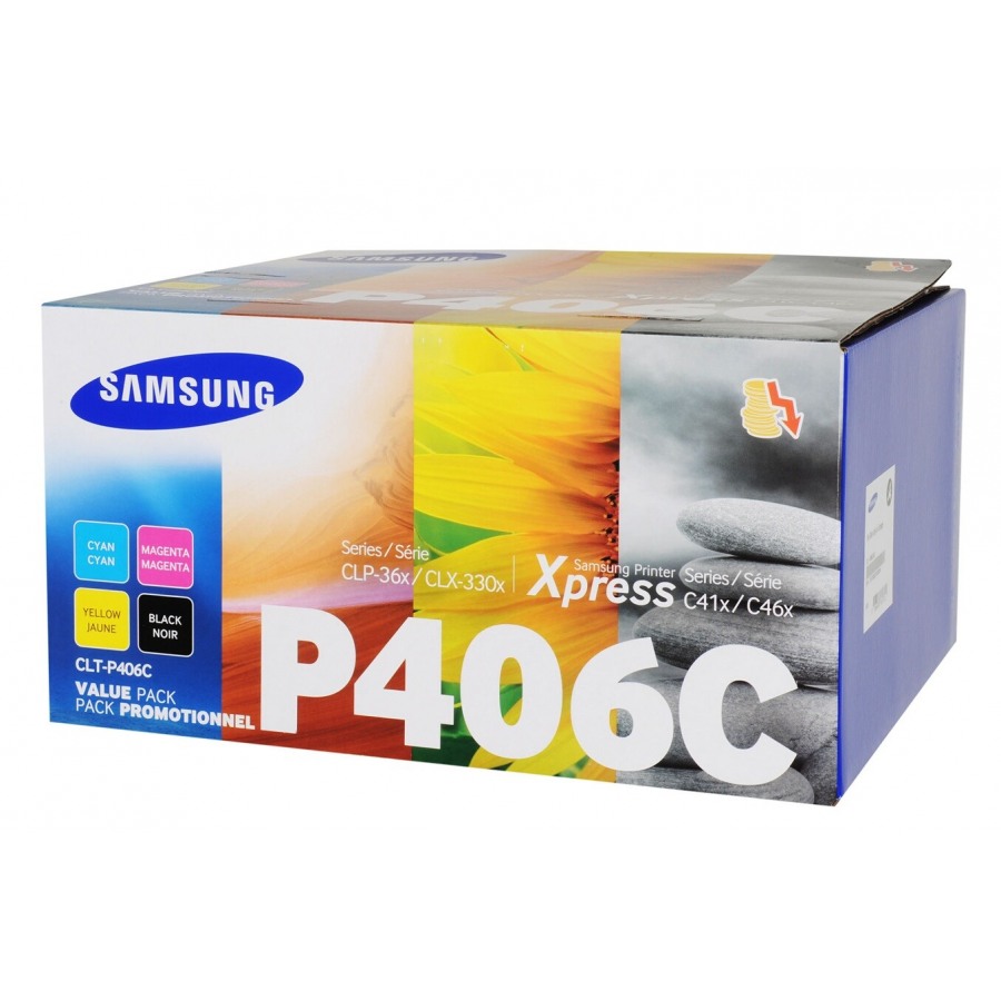 Samsung CLT-P406C pack 4 couleurs n°2