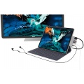 Onearz Mobile Gear Adap USB-C 5 en 1 iPad Pro HDMI4K+USB-C+SD+mSD+Audio Silver