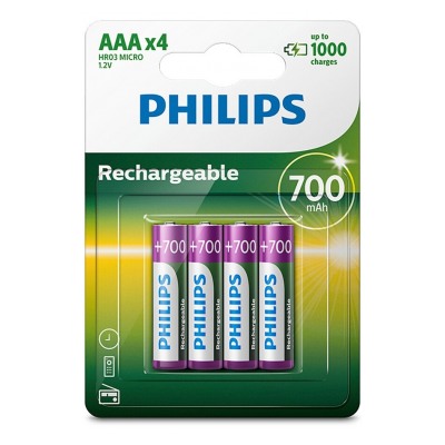 Philips PILES RECHARGEABLE AAA LR03 700 MAH