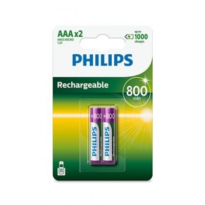 Philips PILES RECHARGEABLE AAA LR03 800 MAH