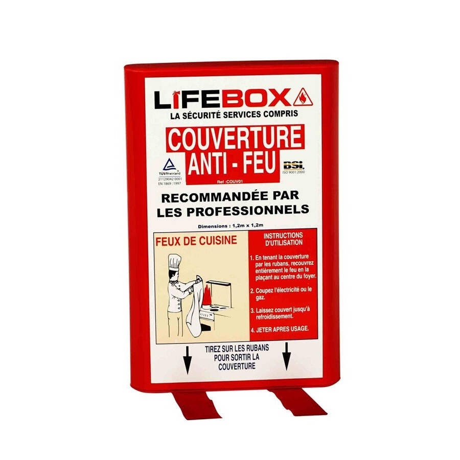 Lifebox COUVERTURE ANTI FEU n°2