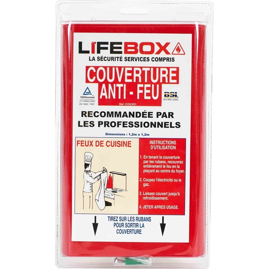Lifebox COUVERTURE ANTI FEU n°3