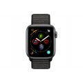Apple Watch Série 4 GPS 40mm Boîtier en aluminium gris sidéral avec Boucle Sport noir