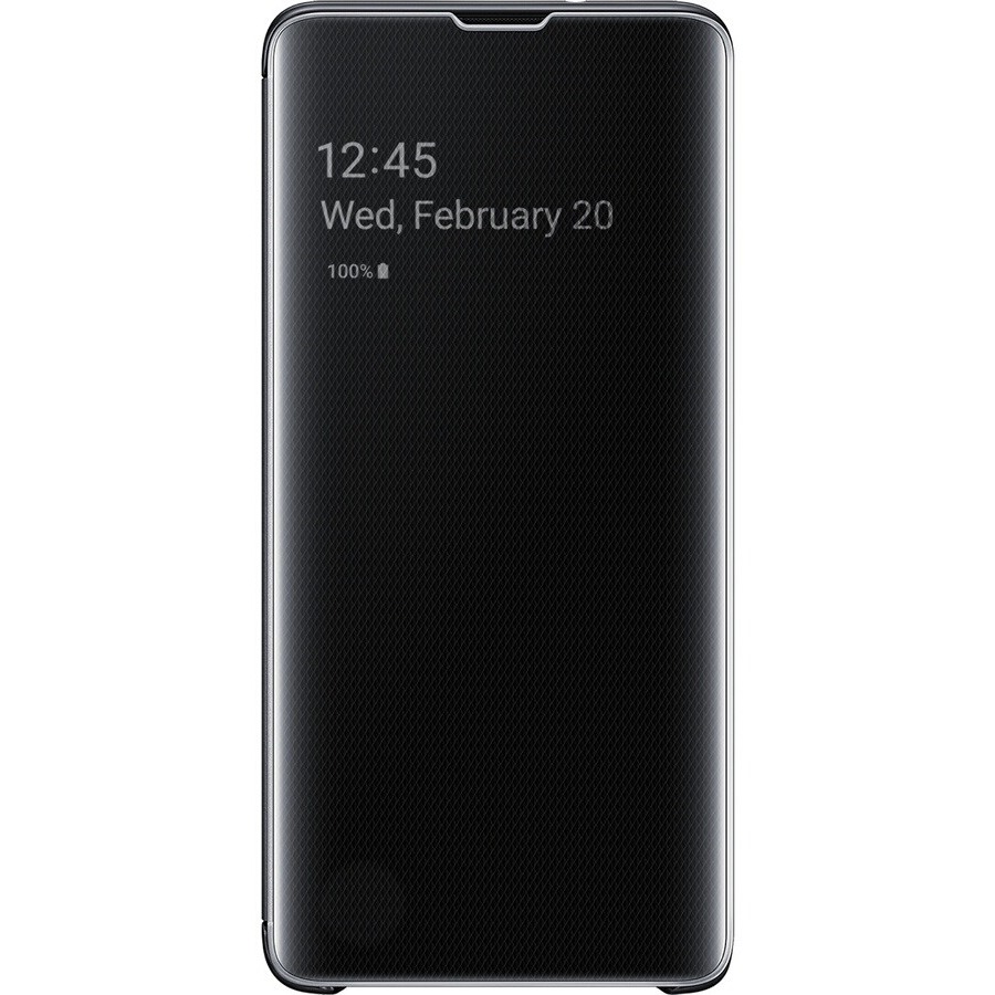Samsung Clear View Cover pour Samsung Galaxy S10 Noir n°1