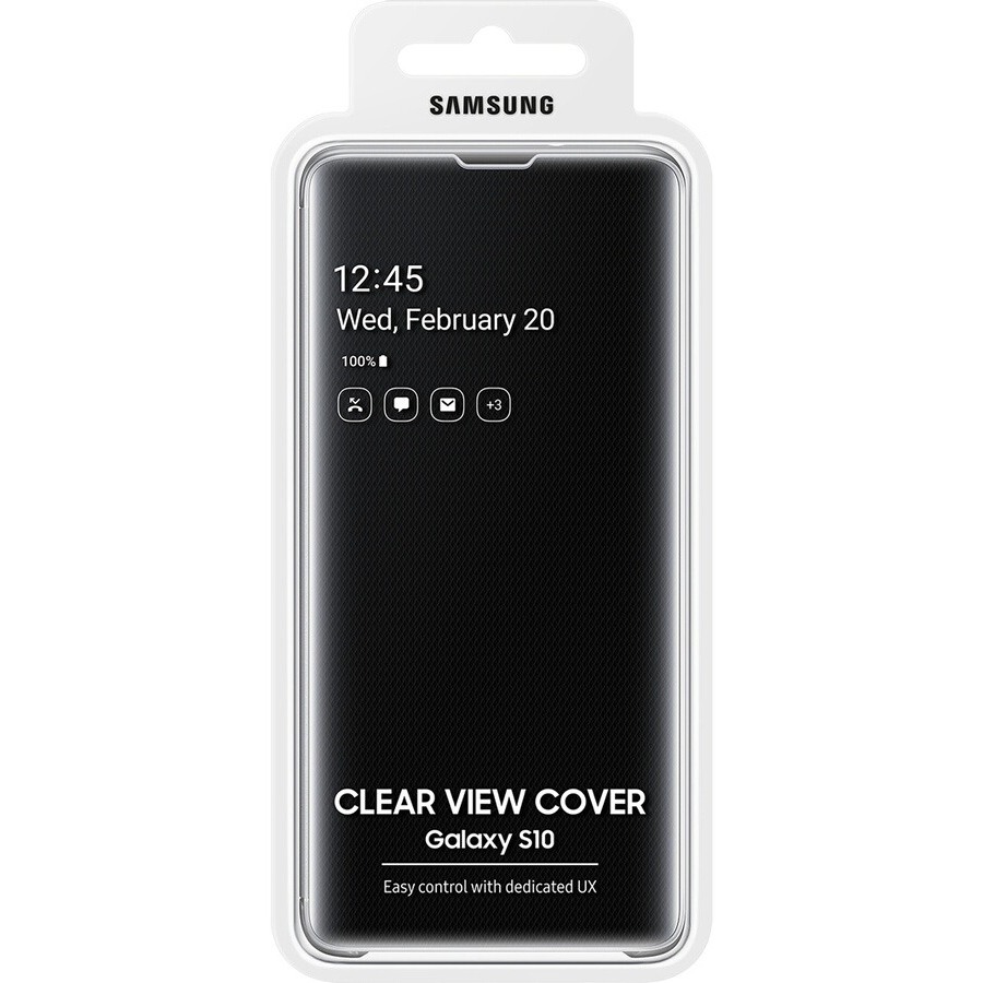 Samsung Clear View Cover pour Samsung Galaxy S10 Noir n°4