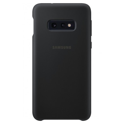 Samsung Coque Silicone ultra fine pour Samsung Galaxy S10e Noir