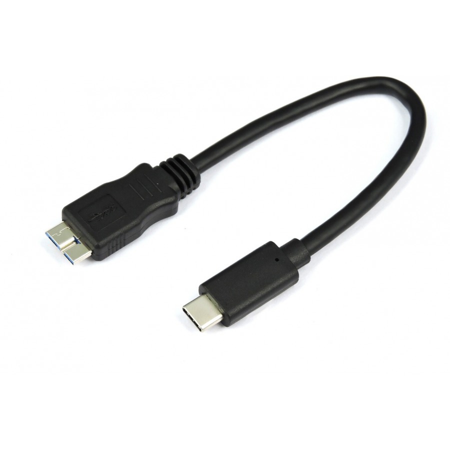 Temium Câble USB C 3.1 (mâle) vers Micro USB 3.0 (mâle) - 20cm n°1