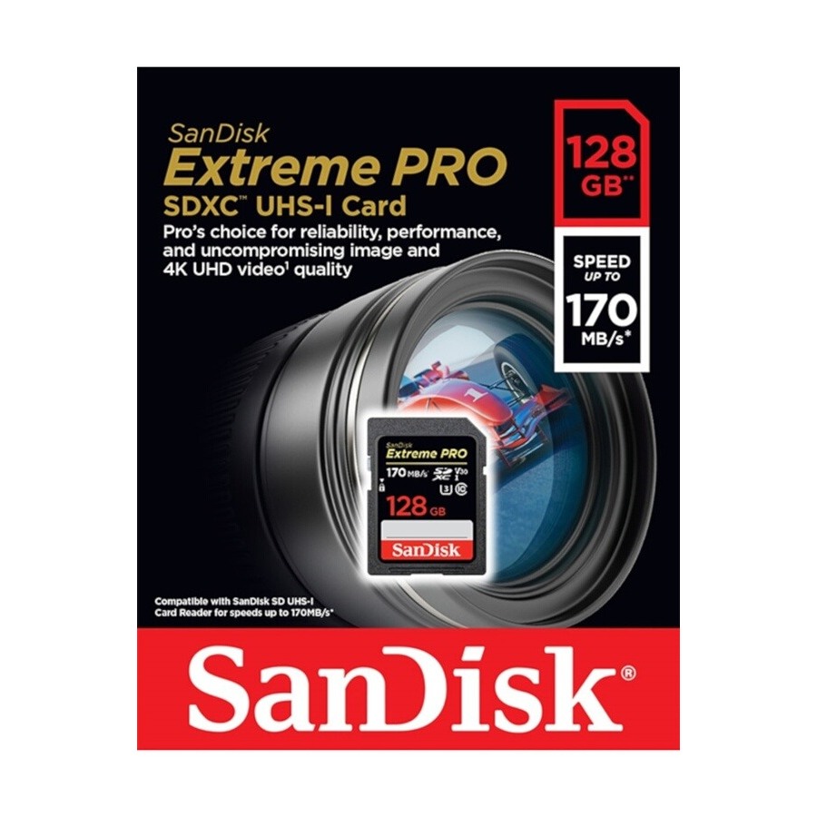 Sandisk Extreme Pro SDXC Card 128GB