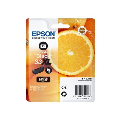 Epson ORANGE T3361 Noir Photo XL