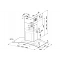 Faber VOLUTE 900 INOX/VERRE - 5605274