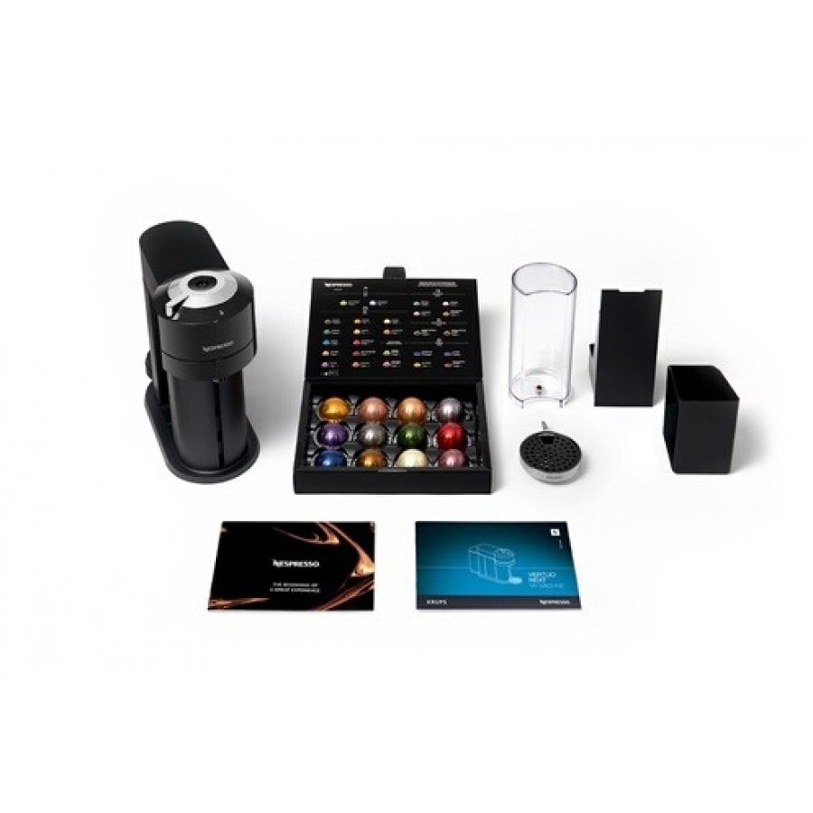 Krups Nespresso Vertuo Next Premium Noire 1,1L Finitions Chromées YY4297FD n°8