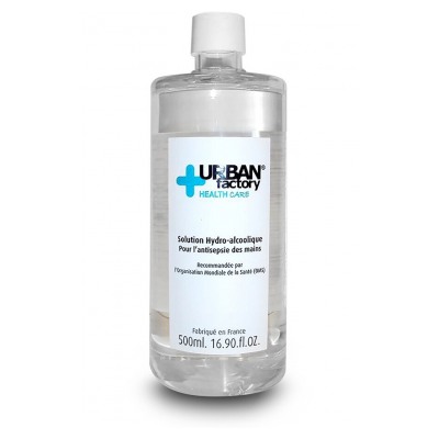 Urban Factory SOLUTION HYDROALCOOLIQUE ANTISEPTIQUE 500ML