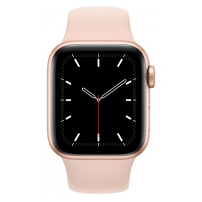 Apple Watch SE GPS, 40mm boitier aluminium or avec bracelet sport rose