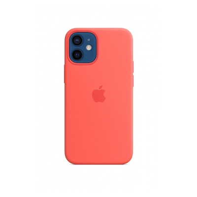 Apple Coque en silicone MagSafe pour iPhone 12 et 12 Pro - Pink Citrus