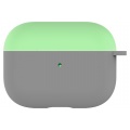 Onearz Mobile Gear Etui en silicone liquide bicolor gris vert menthe pour AirPods Pro