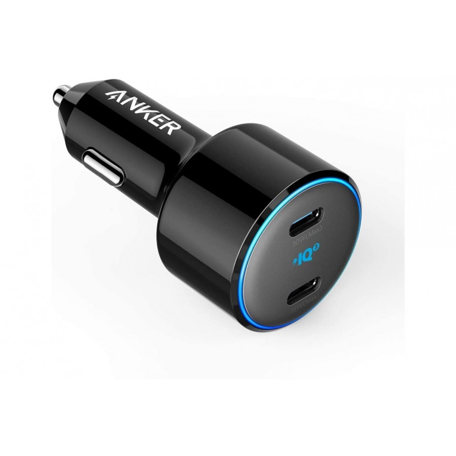 Anker Adaptateur Allume cigare 2 ports USB-C - PowerDrive+ III Duo 48W n°1