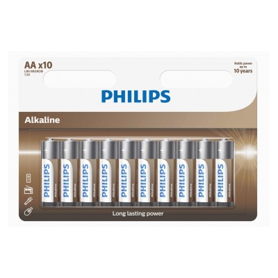 Philips PACK DE 10 PILES AA