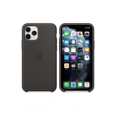 Apple Coque en silicone pour iPhone 11 Pro - Noir