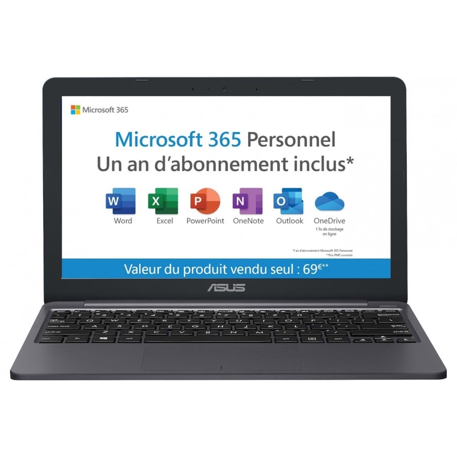 Asus E203MA-FD100TS + 1 AN D'ABONNEMENT OFFICE 365 n°1