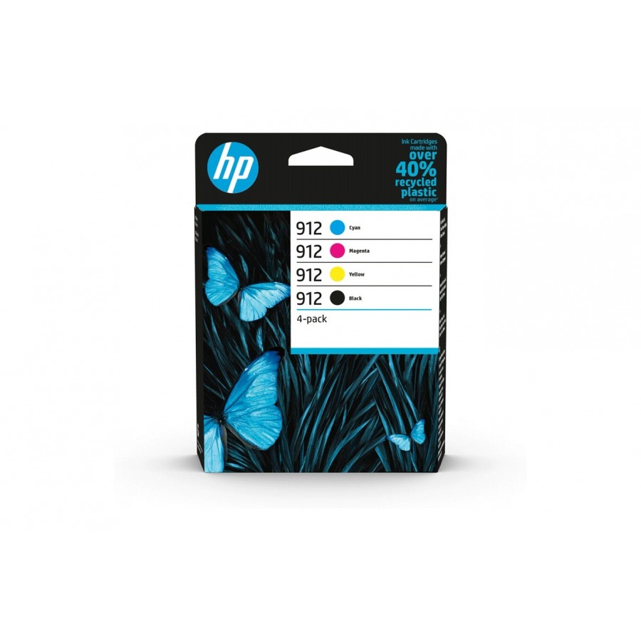 Hp PACK 912 NOIR + 3 COULEURS