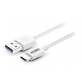 Urban Factory CABLE USBA VERS USBC 1M BLANC