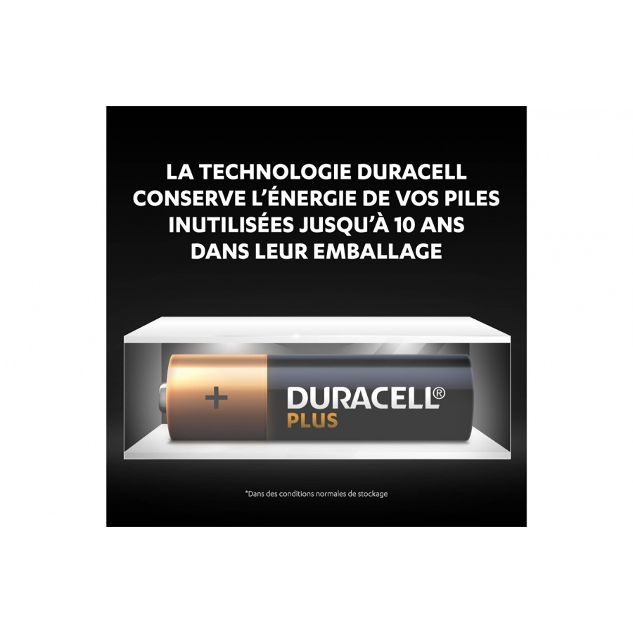 Duracell Pack de 8 piles alcalines AA Duracell Plus, 1,5V LR06 n°3