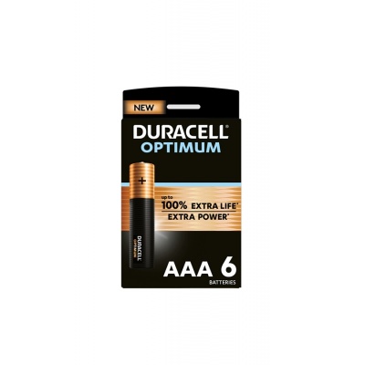 Duracell Pack de 6 piles AAA Duracell Optimum, 1,5 V LR03