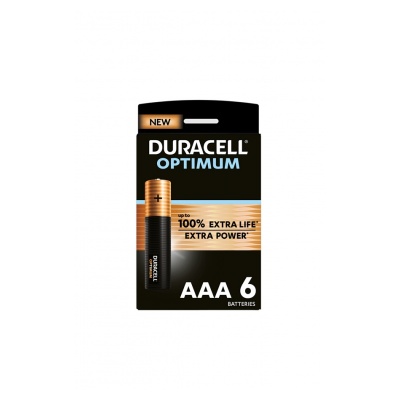 Duracell Pack de 6 piles AAA Duracell Optimum, 1,5 V LR03