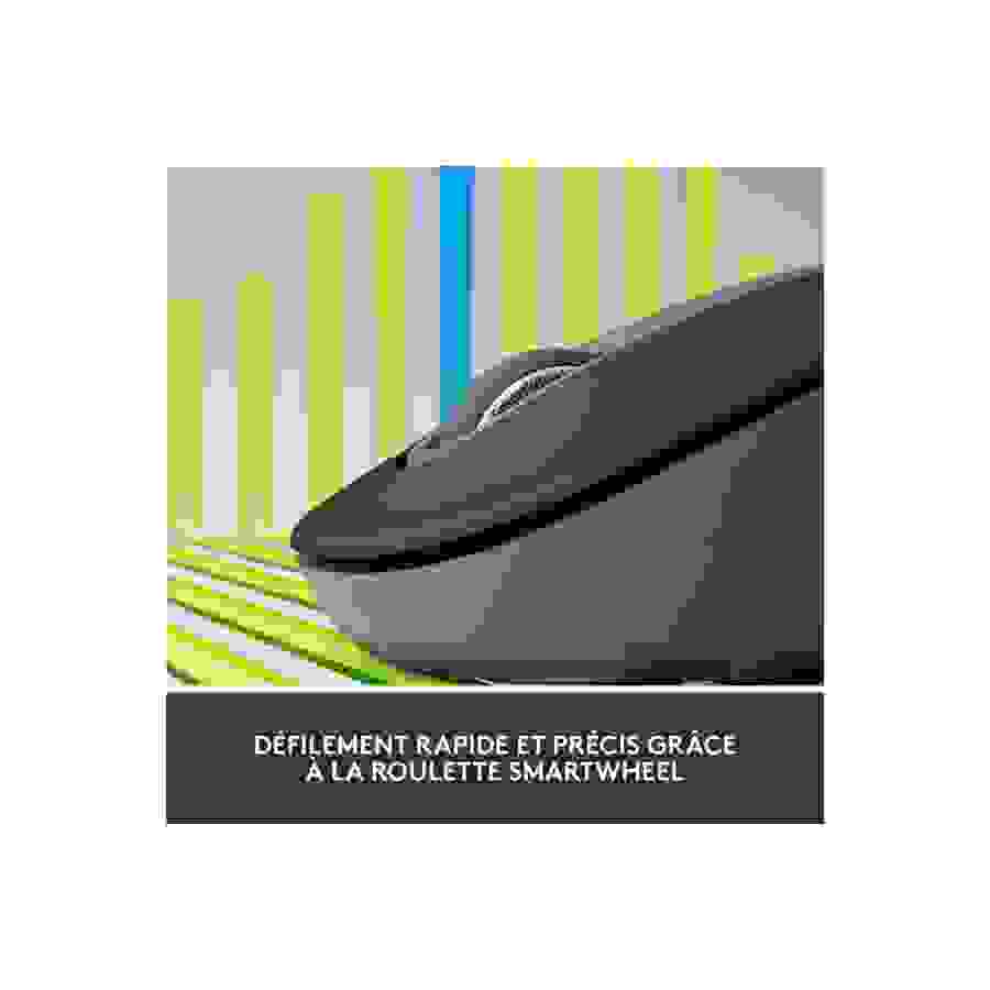 Logitech Sans Fil  Signature M650 Silencieuse, Bluetooth - Gris graphite n°2