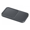 Samsung Pad Induction plat DUO Watch, Charge Rapide 15W (chargeur secteur non inclus) Noir
