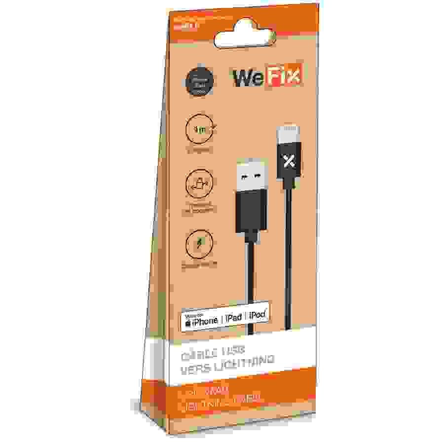 Wefix Câble lightning 1M noir n°2