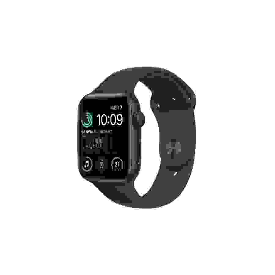 Apple Watch SE GPS 2eme generation, boîtier alumininium Minuit 44mm Bracelet Sport Minuit n°1