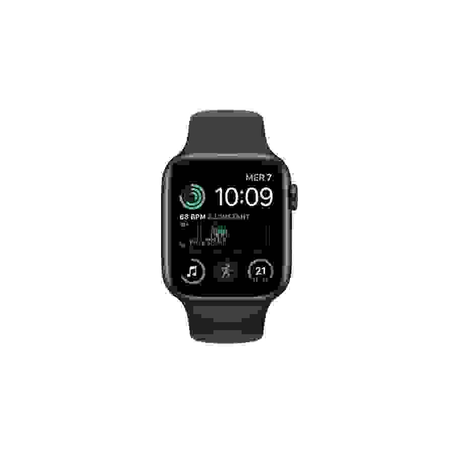 Apple Watch SE GPS 2eme generation, boîtier alumininium Minuit 44mm Bracelet Sport Minuit n°2