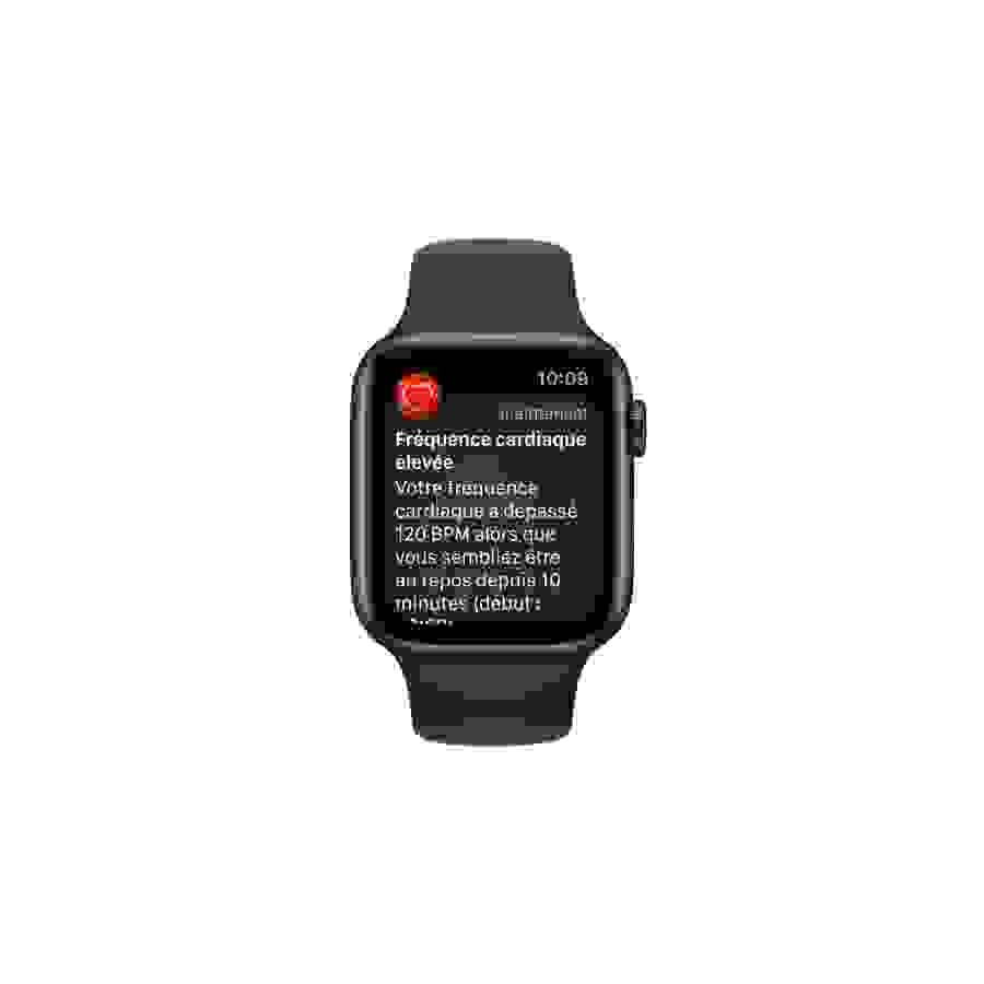 Apple Watch SE GPS 2eme generation, boîtier alumininium Minuit 44mm Bracelet Sport Minuit n°5