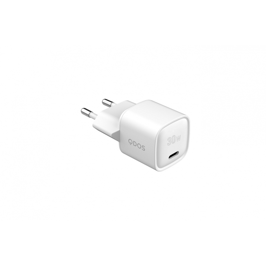 Qdos Chargeur USB-C PowerCUBE Mini 30W blanc n°1