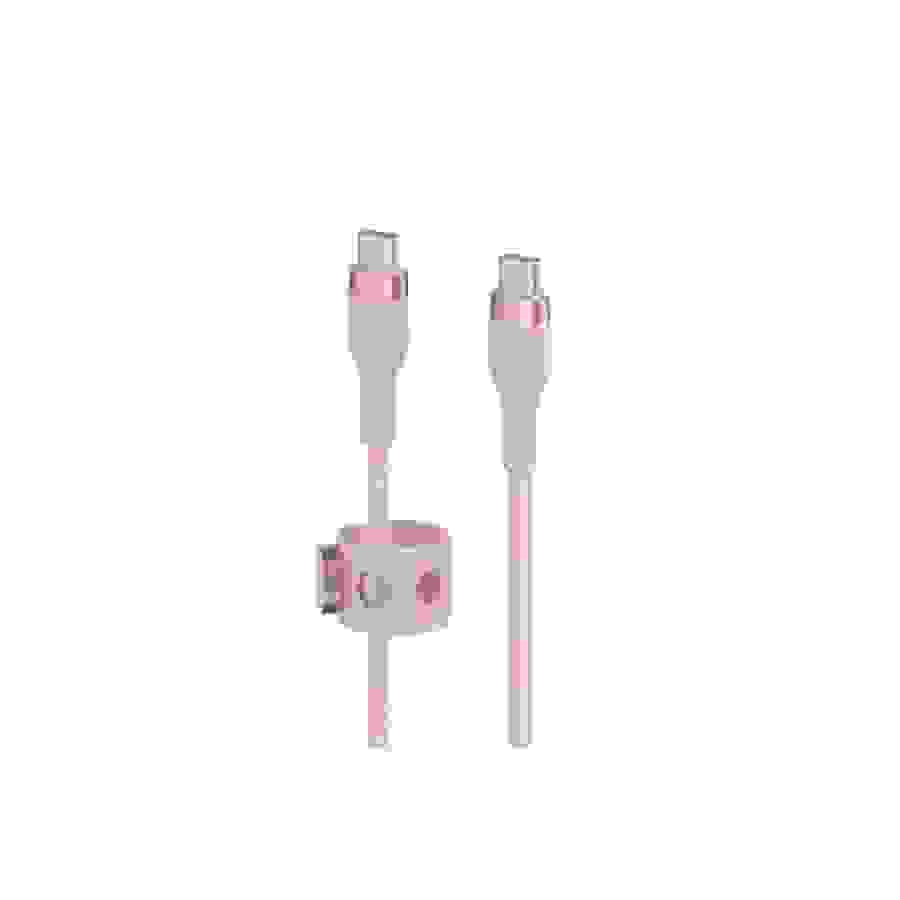 Belkin Cable en silicone tresse, USB-C vers USB-C, longueur 1m, rose n°2
