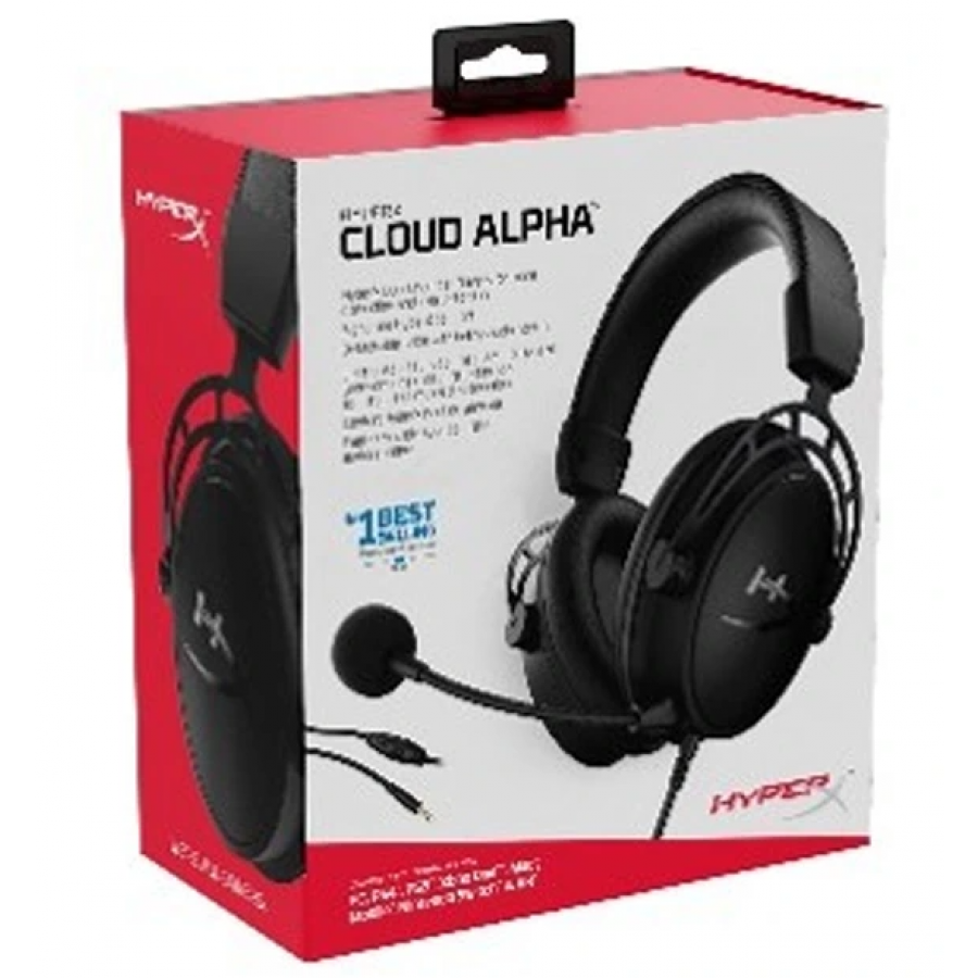 Hyper X CASQUE MICRO HYPER X Cloud Alpha Black Pro n°4