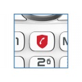 Alcatel Pack Duo F 860 Duo avec fonction blocage des appels publicitaires blanc gris