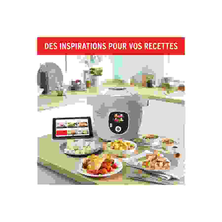 Moulinex Multicuiseur intelligent Cookeo Gris 80 recettes CE854B10 n°3
