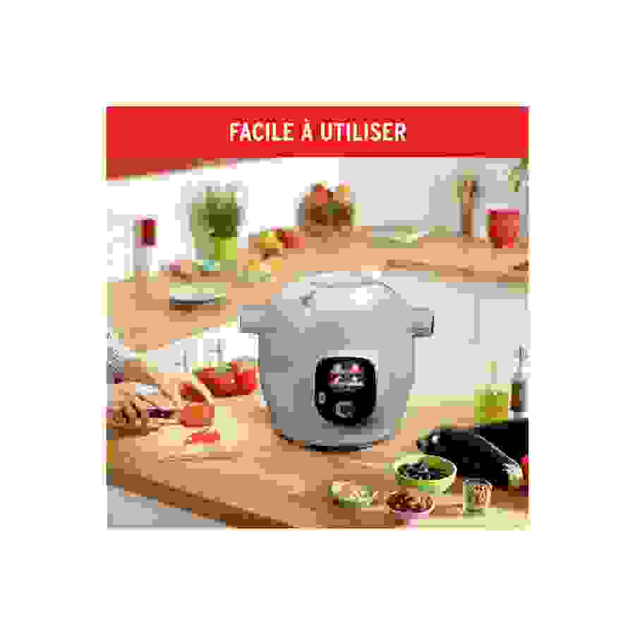 Moulinex Multicuiseur intelligent Cookeo Gris 80 recettes CE854B10 n°4