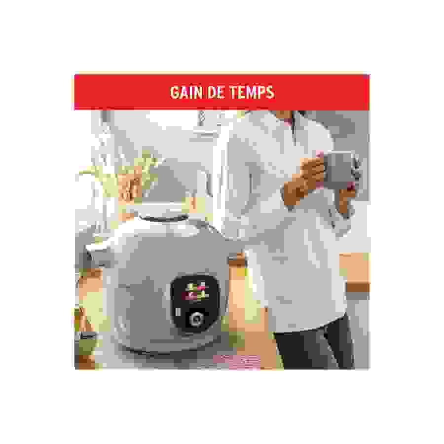 Moulinex Multicuiseur intelligent Cookeo Gris 80 recettes CE854B10 n°6