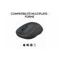 Logitech M240 Souris Bluetooth, Sans fil, Compacte, Portable, Suivi fluide - Graphite