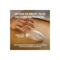 Logitech M240 Souris Bluetooth, Sans fil, Compacte, Portable, Suivi fluide - Blanc