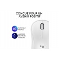 Logitech M240 Souris Bluetooth, Sans fil, Compacte, Portable, Suivi fluide - Blanc