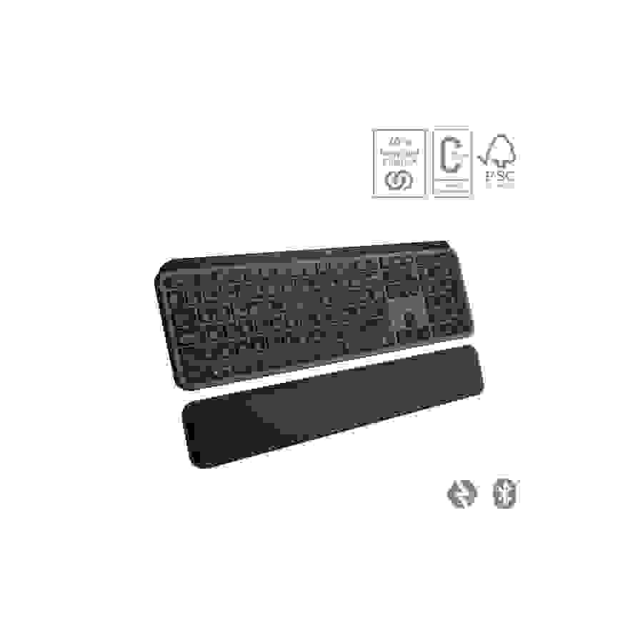 Logitech MX Keys S Plus - Clavier Sans Fil Performant avec Repose Poignet n°1