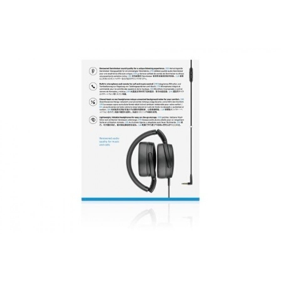 Sennheiser Casque arceau pliable avec télécommande intelligente et une réponse sonore très étendue avec des basses dynamiques n°6