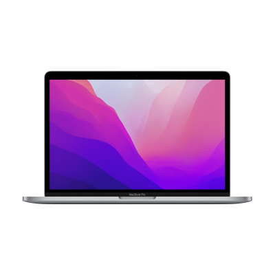 Apple MacBook Pro 13" 256Go SSD 8Go RAM Puce M2 CPU 8 cours GPU 10 cours Gris sidéral Nouveau