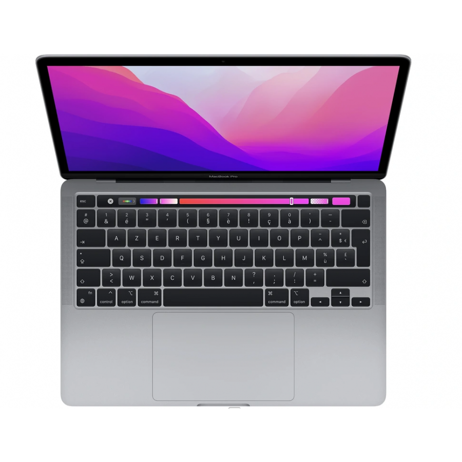 Apple MacBook Pro 13" 256Go SSD 8Go RAM Puce M2 CPU 8 cours GPU 10 cours Gris sidéral Nouveau n°2